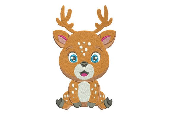 Baby Deer: A Charming Embroidery Design for Meaningful Handmade Gifts